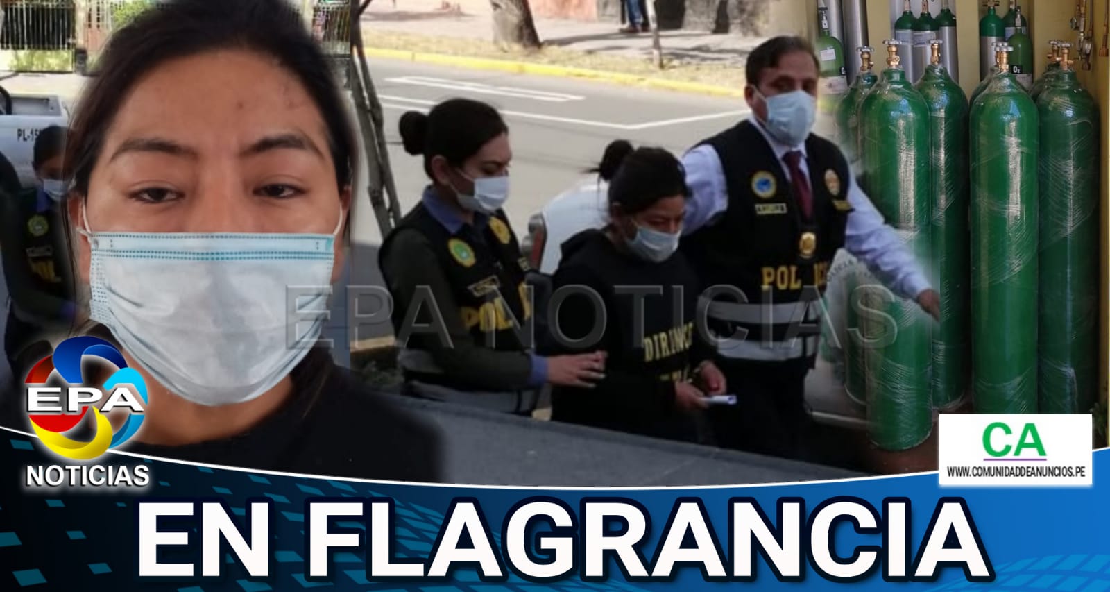 Arequipa. Charapita es detenida por estafar con venta de balones de gas
