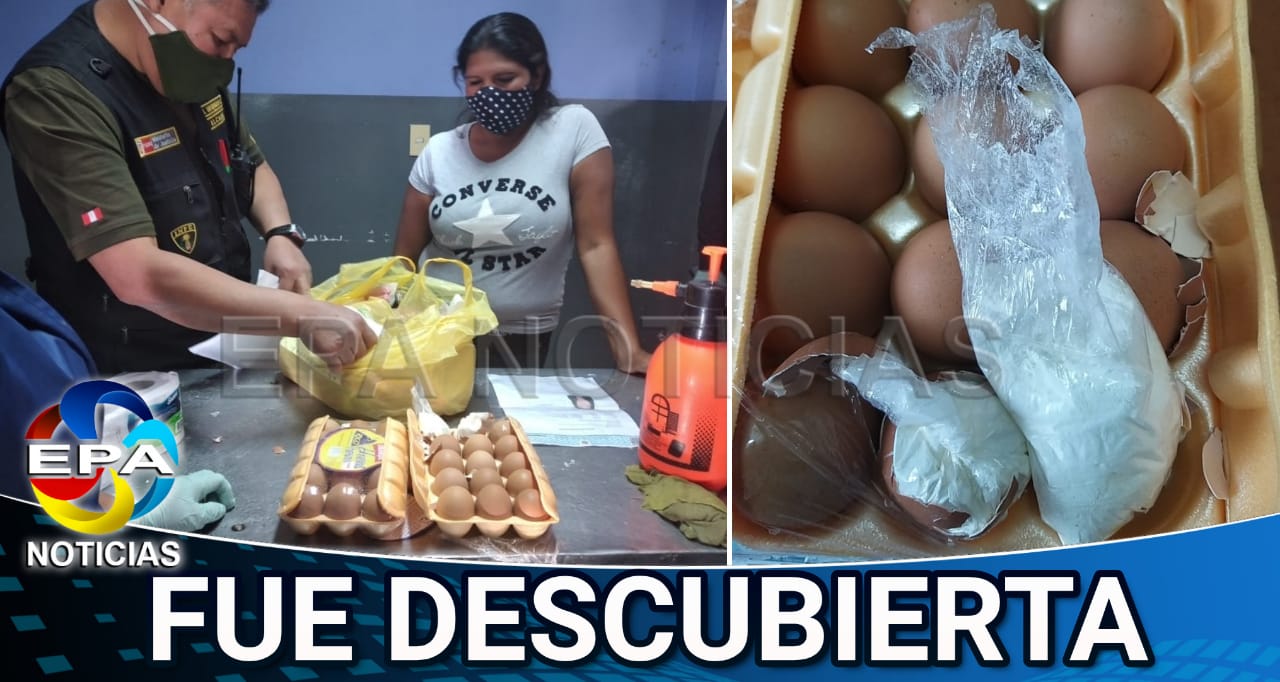 Arequipa. Mujer quiso entrar droga a penal Socabaya en huevos.